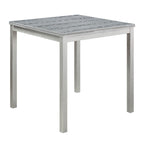 5 Piece Counter Height Table Set, Square Table And 4 Upholstered Chairs