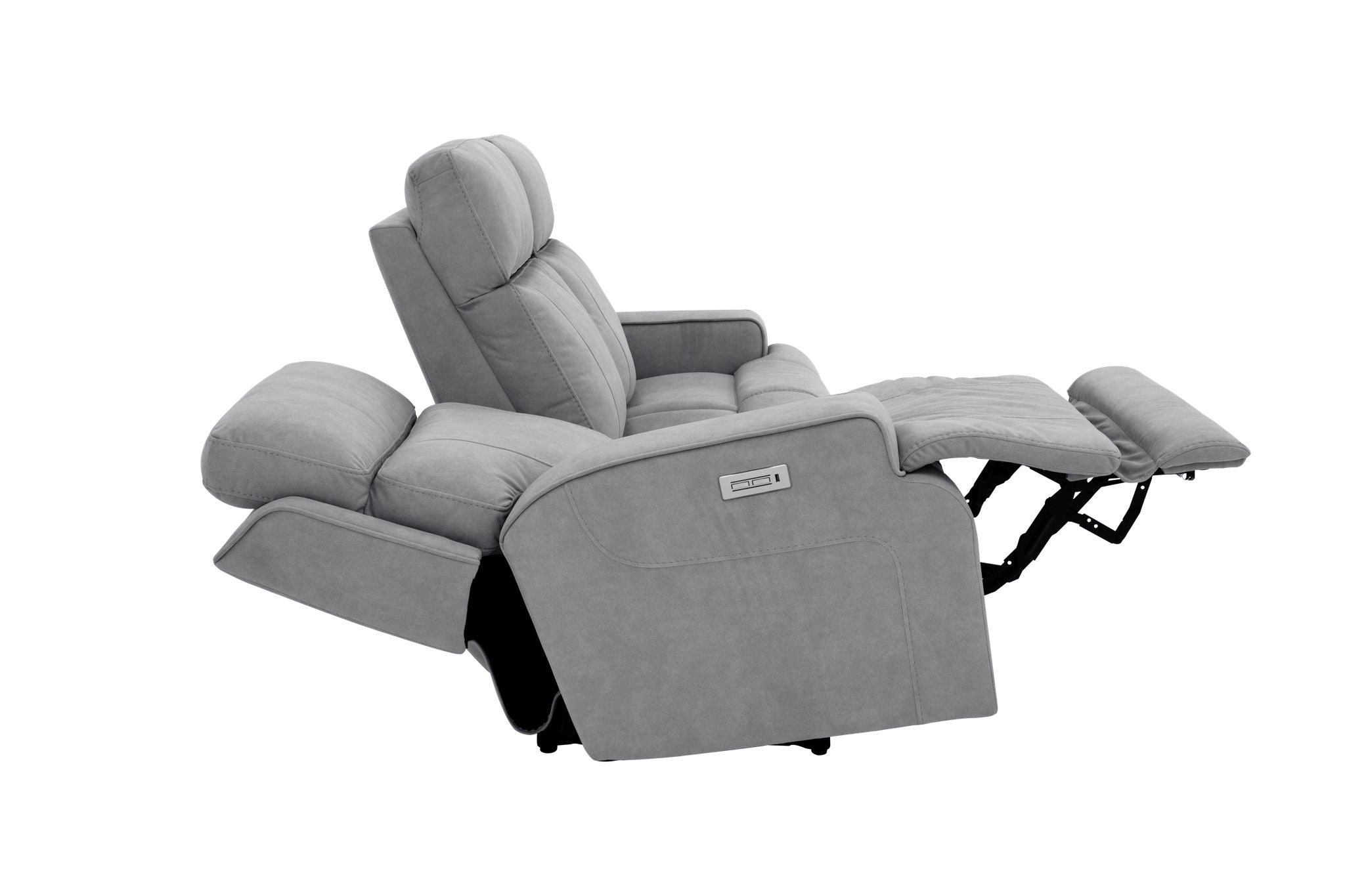 Ashbee - Power Sofa With Power Recline, Power Headrest, Zero Gravity And 3" Footrest Extension