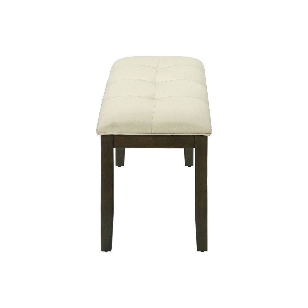 Bench, Rectangular, Hallway, Upholstered, Transitional - Cream