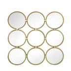 Contemporary Decorative Mirror With Mininalist Style For Bedroom, Liveroom & Entryway - Champagne