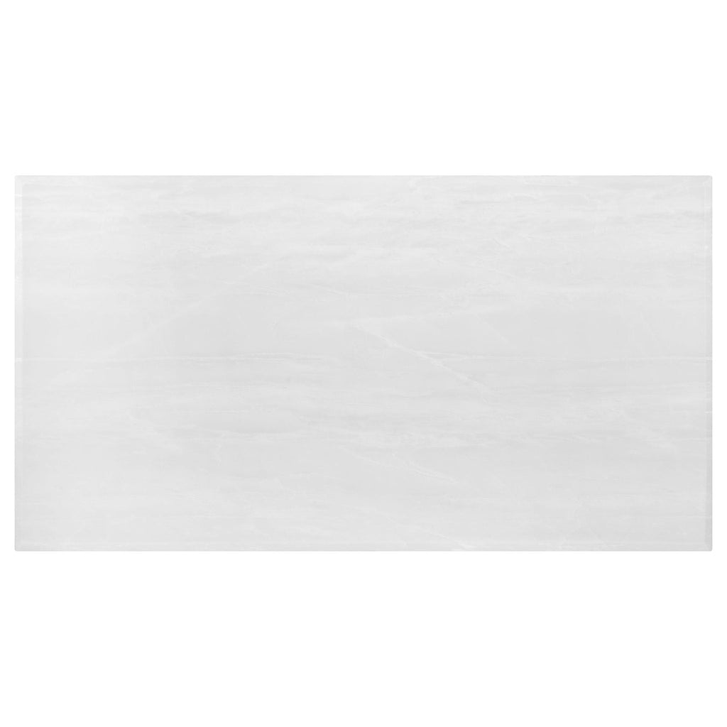Kerwin Rectangular 71-inch Stone Top Dining Table White