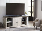 Havalance - Extra Large TV Stand - 2 Doors - Brown / Beige
