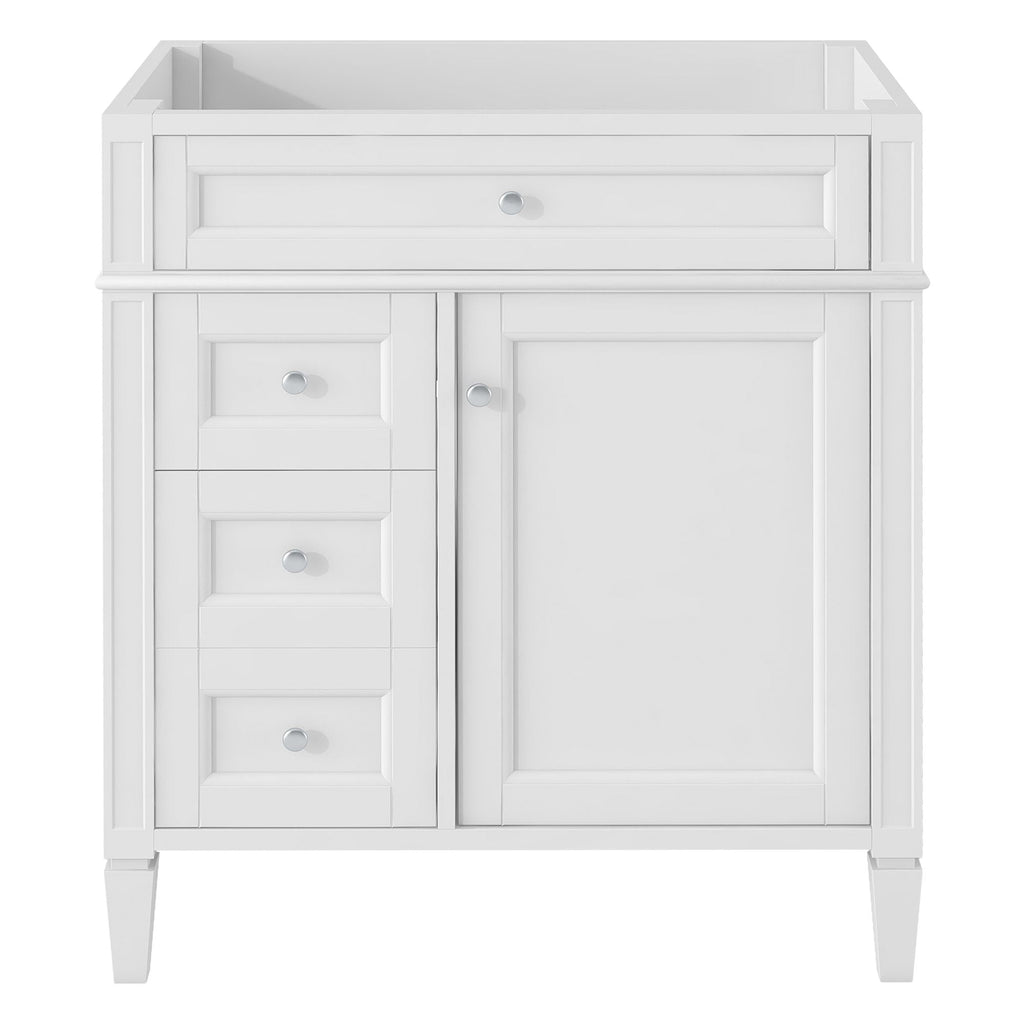 Bathroom Vanity With 2 Drawers And Tip-Out Drawer, Storage Cabinet