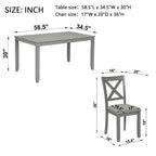 Kitchen Dining Set, Rectangular Dining Table