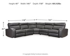 Samperstone - Power Reclining Sectional