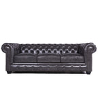 Traditional Tufted Chesterfield Nailhead Sofa