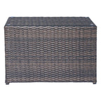 Comfortable Modern Patio Rattan Sectional Set With Cushions