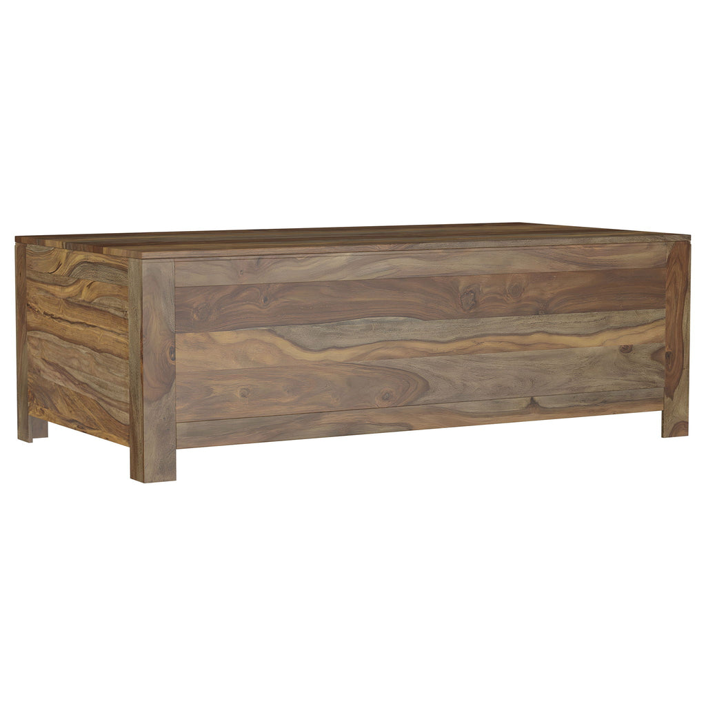 Esther 6-drawer Solid Wood Coffee Table Natural Sheesham