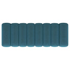 Summer Fabric Upholstered Tufted Accent Bench Peacock Blue