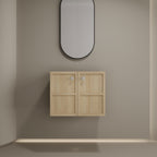 Modern Wall Mounted Bathroom Vanity With Soft Closing Doors