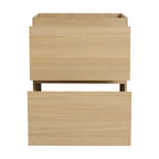 Modern Freestanding Bathroom Vanity Cabinet With Double Drawer