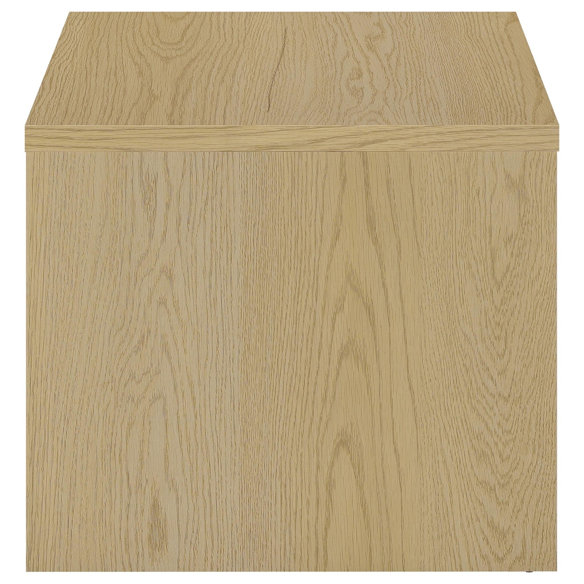 Canoga 2-piece Lift Top Cocktail Coffee Table Set Light Oak
