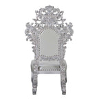 Valkyrie - Side Chair (Set of 2) - Synthetic Leather & Antique Platinum