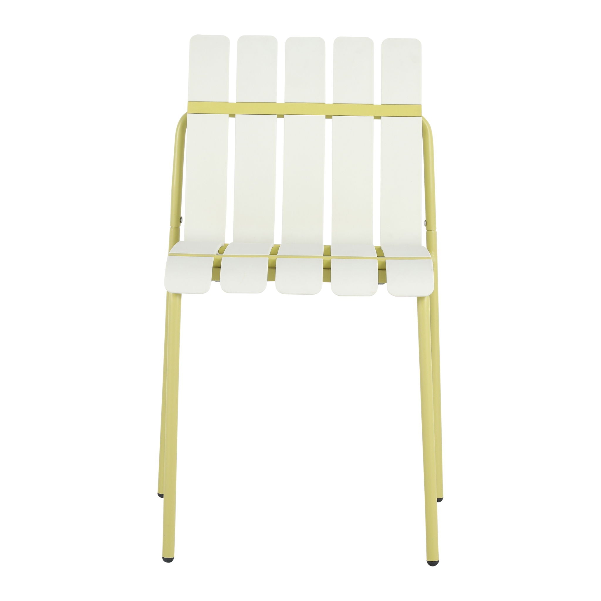 4 Piece Set Of Modern Color Block Designed Single Chairs With Round Table