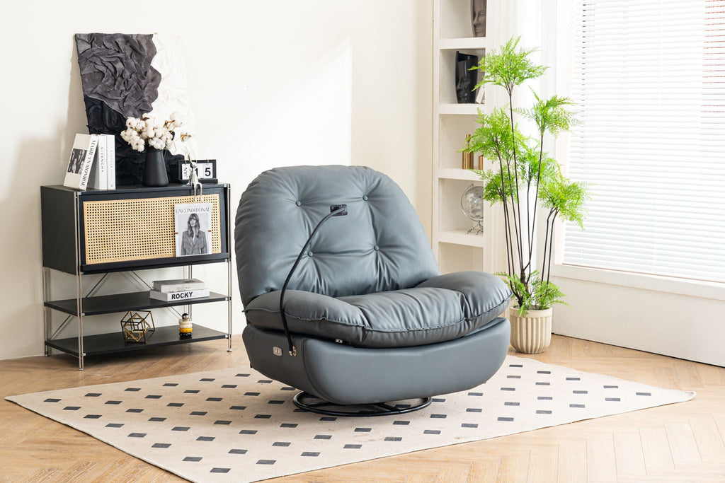 Power Recliner Swivel Glider USB Charger With tooth Music Player, Sleep, Working, Game And Leisure