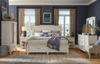Willowbrook - Door Chest - Egg Shell White With Slight Rub Through