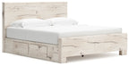 Lawroy - Panel Bed With Storage