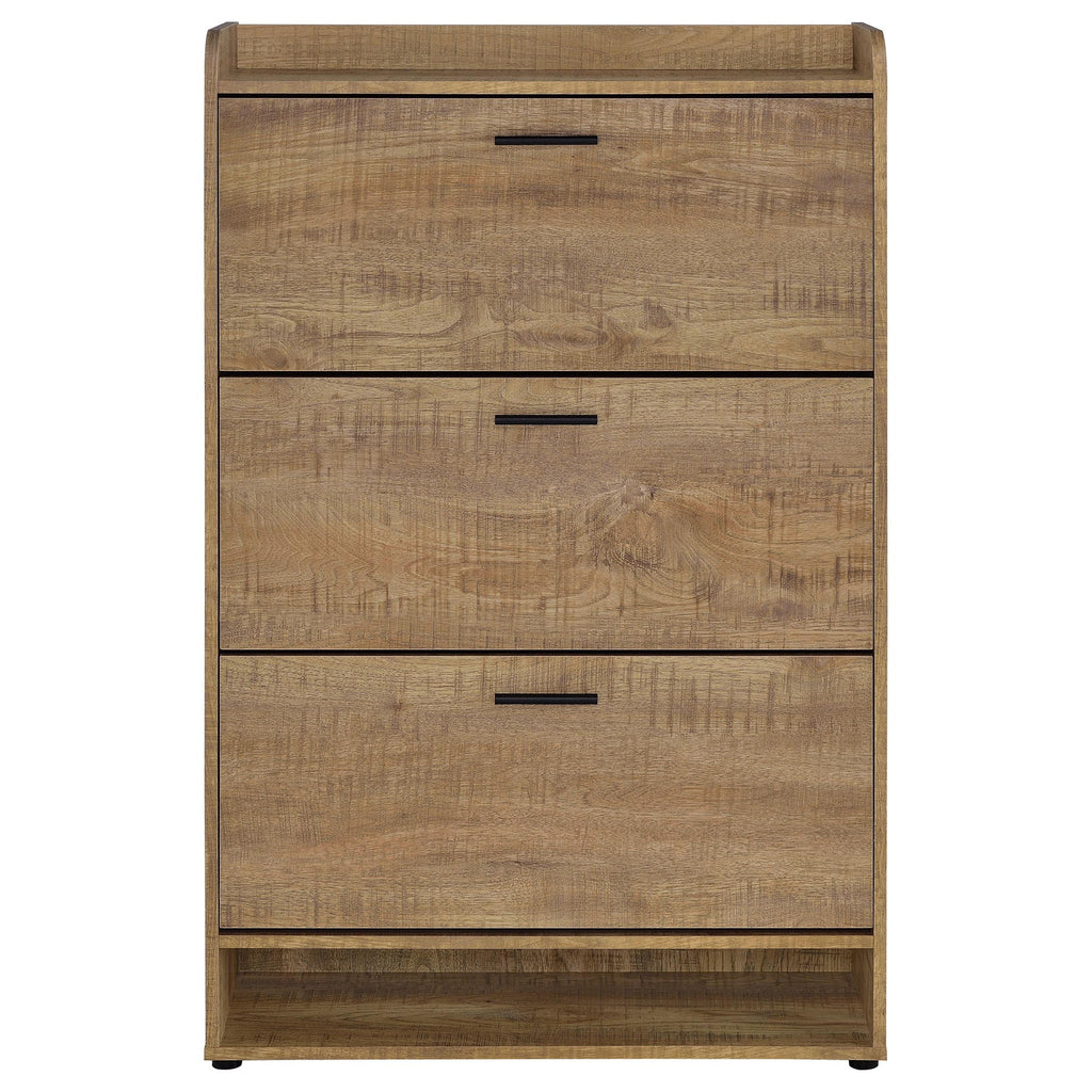 Denia 3-tier Engineered Wood Shoe Cabinet Mango