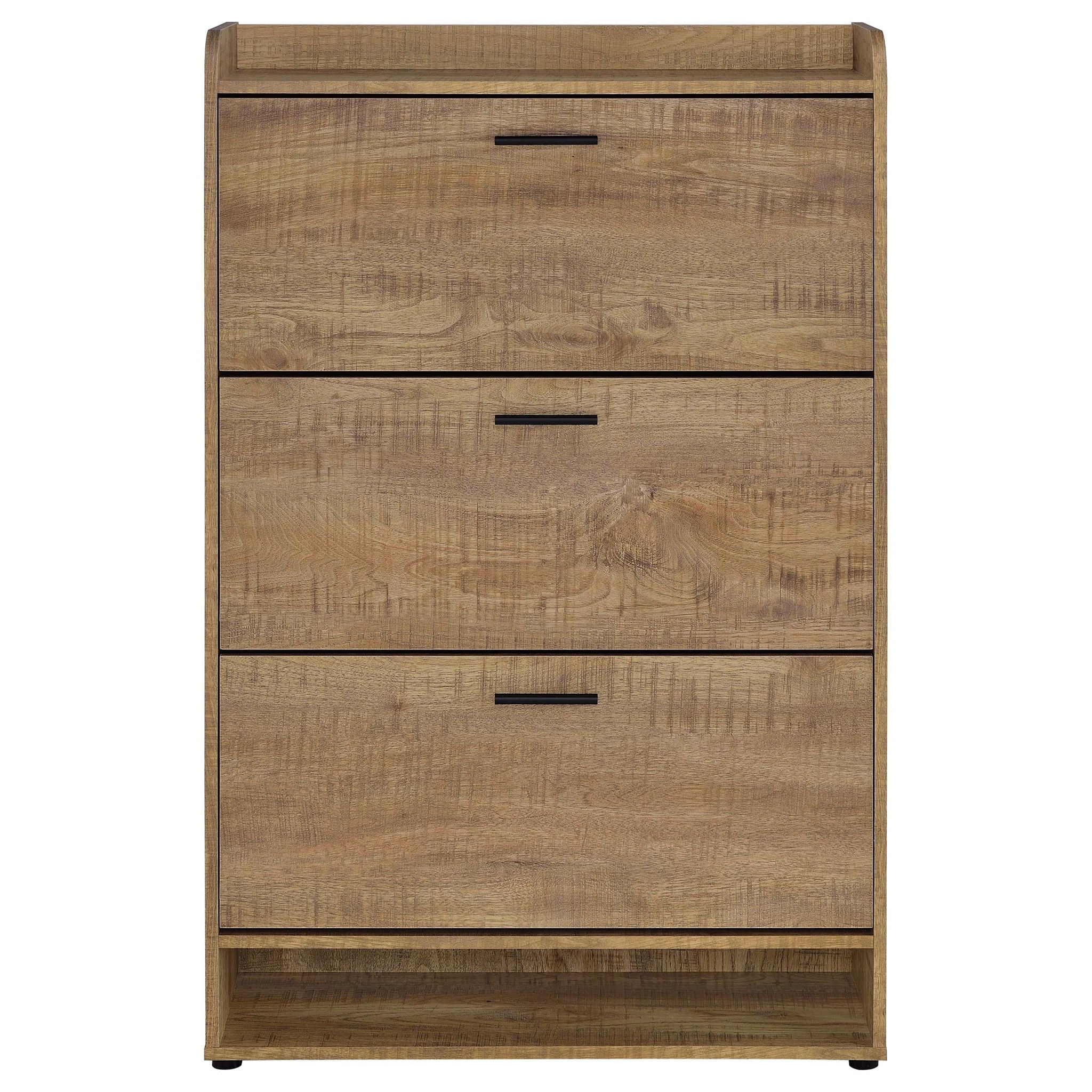 Denia 3-tier Engineered Wood Shoe Cabinet Mango