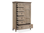 Paxton Place - Wood Door Chest - Dove Tail Gray