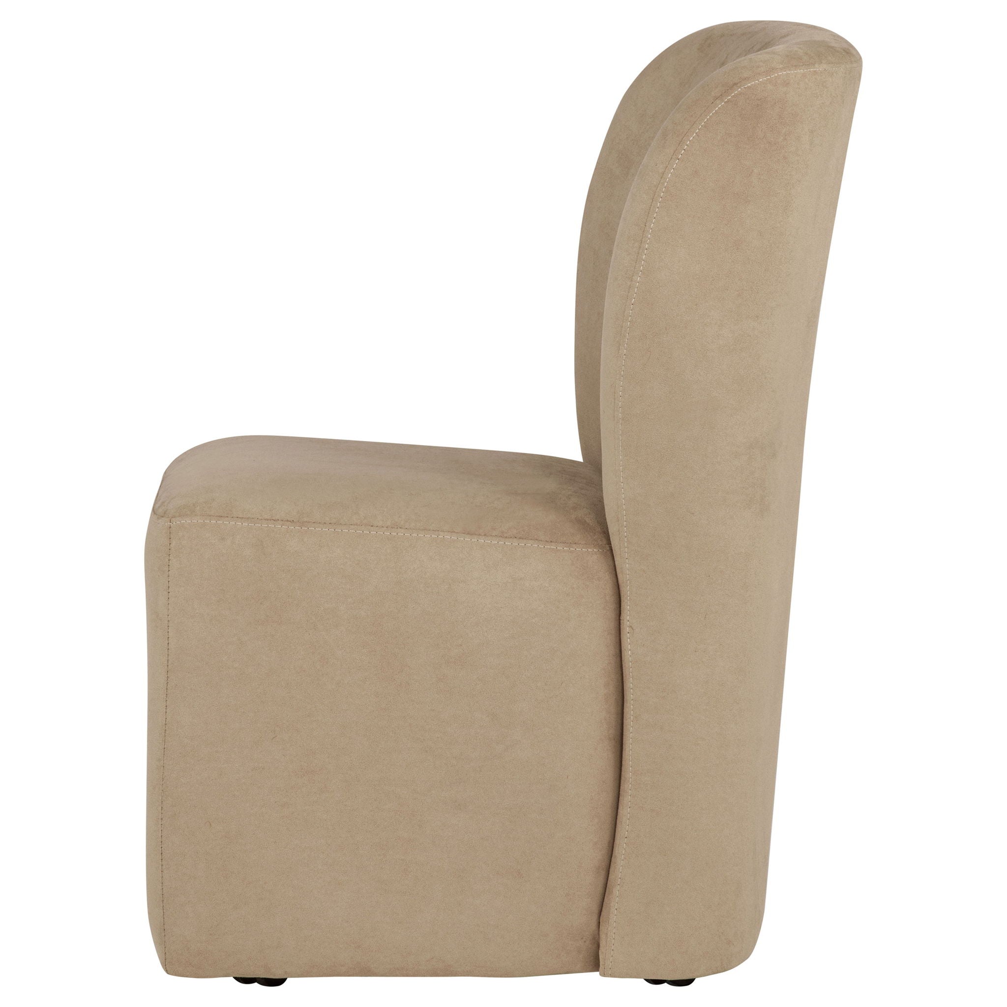 Jaelynn Upholstered Parsons Dining Side Chair Tan (Set of 2)