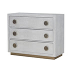 Anpu - Console Cabinet - Silver Faux Crocodile Skin