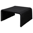 Cahya Woven Rattan Square Coffee Table Black