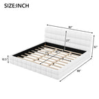 Upholstered Platform Bed With Headboard