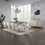Kasa - Side Chair (Set of 2) - Linen & Champagne