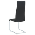 Montclair Upholstered Dining Side Chair Black (Set of 4)