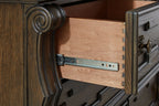 Maylee - Dresser And Mirror - Dark Brown
