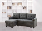 Destiny - Reversible Sleeper Sectional Sofa With Storage Chaise