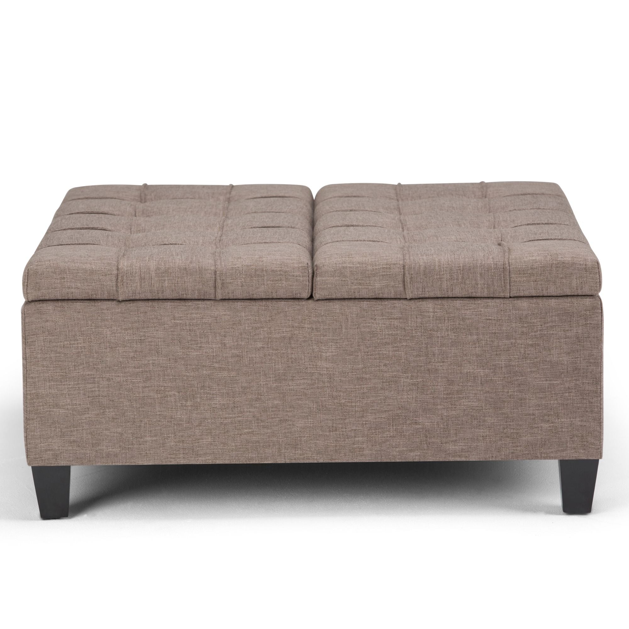 Harrison - Coffee Table Storage Ottoman - Tanners Brown