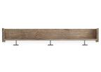 Oliah - Wall Mounted Coat Rack w/Shelf - Natural