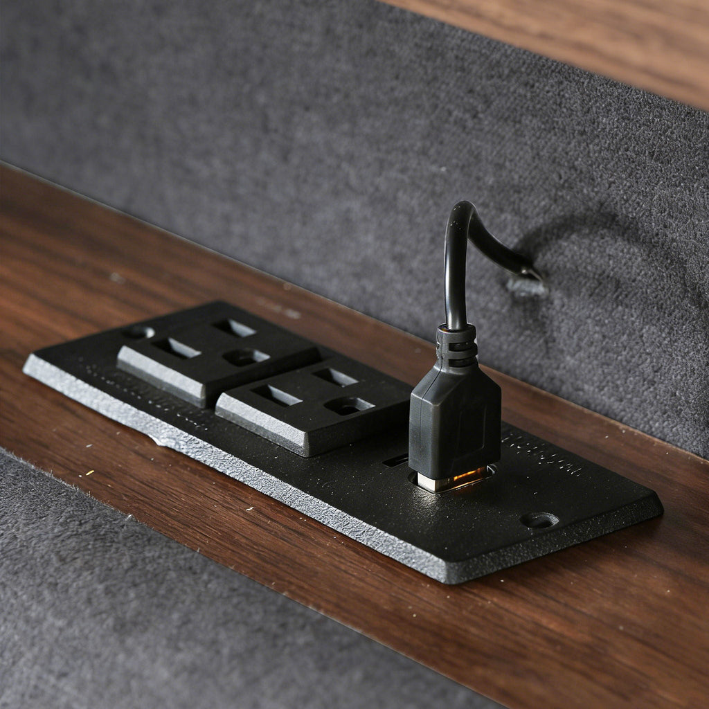 Upholstered Platform Bed With A Hydraulic Storage System, LED And USB Charging (Without Mattress)