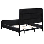 Brookmead 4-piece Upholstered Cal King Bedroom Set Black