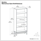 Banting - Mid Century Bookcase, Handcrafted