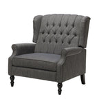 Dunham - Contemporary Fabric Tufted Oversized Pushback Recliner