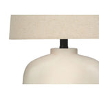 Lighting, Table Lamp, Resin, Modern - Cream