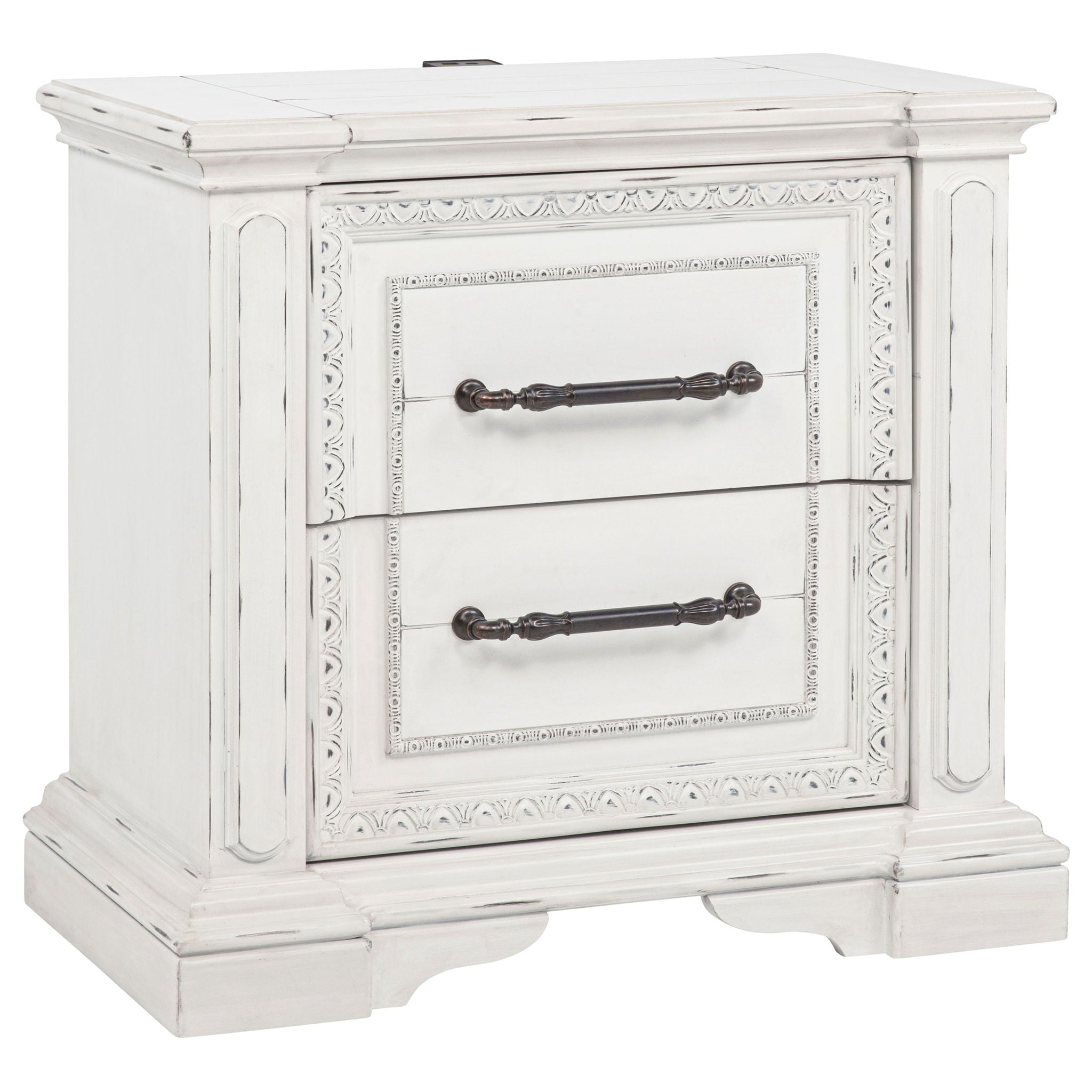 McKinney 4-piece Eastern King Bedroom Set Vintage White