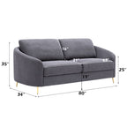 Sofa - Gray - Linen