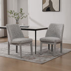 Wide Minimalist Dining Chair