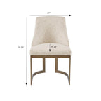 Contemporary Modern Accent Dining Chairs (Set of 2)