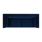 Jack - Modern Tuxedo Tufted Sofa - Navy Blue