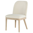 Solano Upholstered Dining Side Chair Beige (Set of 2)