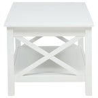 Skyview 44-inch Rectangular Lift Top Coffee Table White