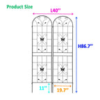 Garden Metal Trellis Rustproof Trellis For Climbing Plants Outdoor Flower Support