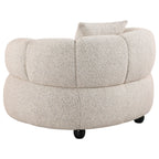 Whitney Contemporary Channel Tufted Woven Fabric Upholstered Sofa Set