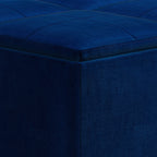 Avalon - Square Coffee Table, Storage Ottoman