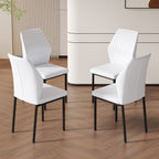 Ergonomic Simple Chair With Metal Leg